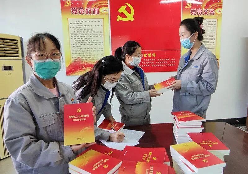 园区不休掀起二十大心灵进建热潮