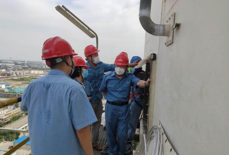 史悦智到甲醇事业部查抄领导工作