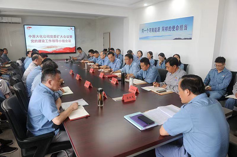 公司党委召开扩大会议暨党的建设 工作辅导幼组会议